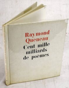 cent mille milliards de poèmes raymond queneau